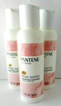 Lot 3 Hair Conditioner Rose Water Restoring Moisture Milk PANTENE PRO-V 3 oz - £7.78 GBP