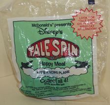 1990 McDonalds Disney&#39;s Tale Spin Kit&#39;s Racing Plane in Package - $4.00