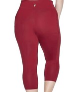 Skechers GO WALK HW Mid Leggings ~ 19&quot; Inseam ~ XL ~ BEET RED ~ Side Poc... - $56.13 CAD