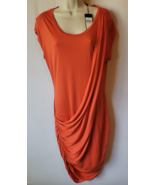 NWT BCBG Max Azria "Trudie" Orange Stretch Dress Casual Dressy - $1,140.26 MXN