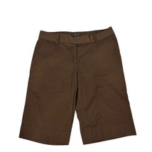 Axcess By Liz Claiborne Womens Brown Stretch Bermuda Shorts Size 10 - $19.32