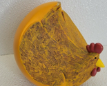 Artforum Farmyard Fun Hen Flo Medium Chicken Speckled Yellow Figurine #0... - $12.86
