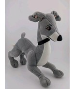 Jenna Marbles Kermie Worm Greyhound Stuffed Animal Plush Gray 8&quot; Dog (#37) - $24.18