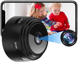 Kfk Hidden Spy Camera,1080P Wireless Mini Wifi Nanny Cam Smart Home, Pet Dog - £29.86 GBP