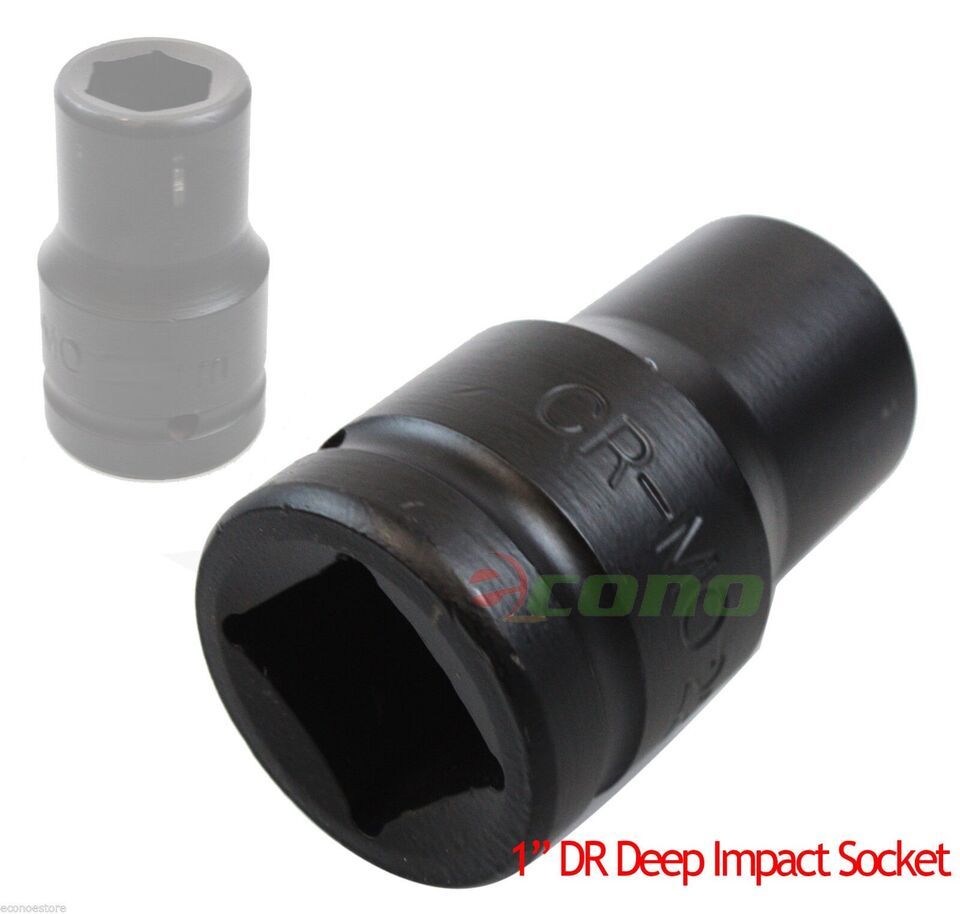 27mm 1&quot; Dr. 6 Point Heavy Duty Deep Impact Socket Lug Nut Socket - $14.01