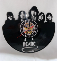AC/DC 33 LP Vinyl Record Quartz Wall Clock Band Members Design - £10.23 GBP