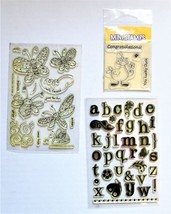 Stampendous &amp; Other Butterflies Clear Stamps for Scrapbooking &amp; Paper Craft - £5.47 GBP