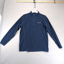 Columbia Sportswear 1/4 Zip Navy Blue Fleece Jacket Men&#39;s L Gorpcore Out... - €21,57 EUR