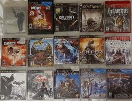 Lot Of 15 Playstation 3 PS3 Games - Dead Island,Infamous,Uncharted 2,SNIPER - £59.77 GBP