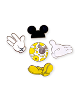 Mickey Mouse Disney Pins: Mickey Body Icons, Hat, Gloves, and Shoes - $89.26 CAD