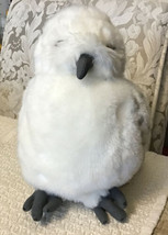 Universal Studios Harry Potter HEDWIG White Owl Hand Puppet Turning Head Plush - £16.76 GBP