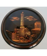 Vtg enamel over metal wall hanging Ulu Cami Adana Turkey Ramazanoglu Mos... - $748.67 MXN
