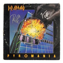 Joe Elliott Phil Collen Signé Def Leppard 1983 Pyromania Vinyle Record J... - $339.49