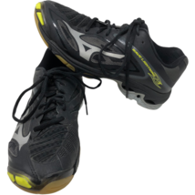 Mizuno Womens Wave Lightning Z3 Black Yellow Sneaker Volleyball Shoes Sz 8.5 - £42.95 GBP