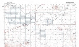 Aguila Quadrangle Arizona 1962 Topo Map USGS 15 Minute Topographic - $21.99