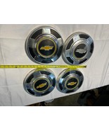 Chevy Dog Dish Hubcaps about 10.5&quot; outside diameter - $127.71