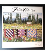 Log Cabin Quilted View NRFP Sealed Puzzle Collection Diane Phelan RoseArt - $15.00