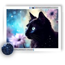 Black Cat - Diamond Painting Kit - £15.55 GBP+