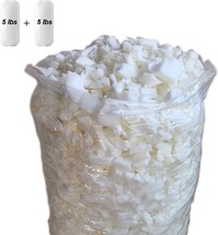 10Lbs Shredded Memory Foam Filler Or Bean Bag Filling, Premium, White,10Lbs - £34.65 GBP