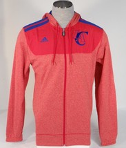 Adidas NBA LA Clippers Red Zip Front Hooded Jacket Hoodie Mens NWT - £71.76 GBP