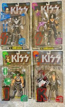 Kiss Mc Farlane Toys 1997 Kiss Ultra Action Figure Set Of 4 Whole Band New In Box - £62.57 GBP