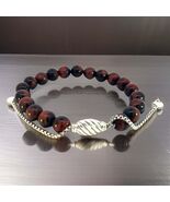 David Yurman Tiger Eye Spiritual Beads Bracelet 6.6 - 8.5&quot; Sil 8 mm Esta... - €211,83 EUR