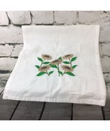 Sunflower Embroidered Tea Hand Towel Kitchen Home Decor Summer Fall 28”X12” - £7.76 GBP