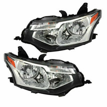 Fits Mitsubishi Outlander 2014-2015 Headlights Head Lights Front Lamps Pair - £352.37 GBP