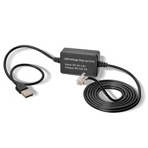 Radar Detector Cable USB to RJ11 Plug Radar Detectors Power Cord Cable Adapter R - £30.27 GBP