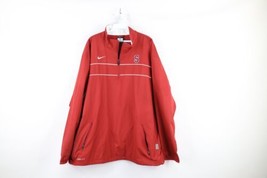 Nike Storm Fit Mens XL Waterproof Stanford University Half Zip Pullover Jacket - £55.28 GBP