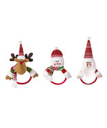 Christmas Hanging Decoration 3pcs Set for Bathroom Festive Atmosphere - $20.50 CAD