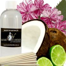 Coconut Lime Verbena Scented Diffuser Fragrance Oil Refill FREE Reeds - $13.00+