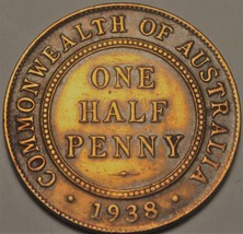 Australia Half Penny, 1938~ - £6.63 GBP