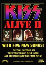 KISS Band ALIVE II Promo Ad 20 x 28 Reproduction Poster - Rock Music Memorabilia - £31.90 GBP