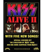 KISS Band ALIVE II Promo Ad 20 x 28 Reproduction Poster - Rock Music Mem... - £31.66 GBP