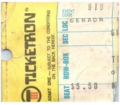 Grateful Dead Concierto Ticket Stub Septiembre 19 1972 Jersey Ciudad Nj - $112.91