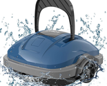 Cordless Pool Vacuum with Updated Battery up to 100Mins Runtime, Robotic... - £272.63 GBP