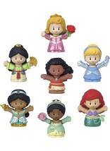 Fisher-Price Little People Disney Princess Toys Set of 7 Character Figures - £22.41 GBP
