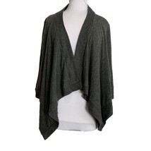 Charming Charlie Womens Sweater Cardigan Size Small Open Front Gray Foun... - $14.85
