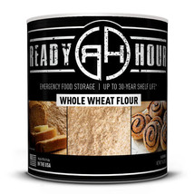 Whole Wheat Flour, 3lb 8 oz Large #10 Cans, 25 Year Long Term Emergency Food - £24.82 GBP