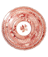 LOT ~ASSORTED  size plates ~ Spode Camilla Copeland England Red Pink 4 pc - $1,254.06 MXN