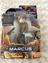 Terminator Salvation Marcus Action Figure Resistance Blaster &amp; Card New Sealed - £11.79 GBP