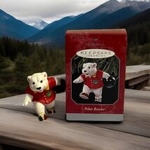 VTG Hallmark Keepsake Ornament: Polar Bowler Bear - 1998 - $8.90