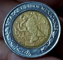Mexico 1 Peso Coin 2000 Mo - £1.55 GBP