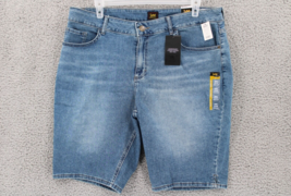 Lee Plus Legendary Style Womens Bermuda Jean Shorts SZ 20W Med Mid Rise ... - £11.78 GBP