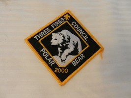 Three Fires Council Polar Bear 2000 Pocket Patch Boy Scouts - £14.95 GBP