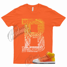 SB Dunk High Sweet Candy Tooth Shirt Amarillo Orange White Black 1 Corn BLESSED - £18.38 GBP+