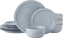 Pfaltzgraff 12pc Blooming Meadow Dinnerware Set, Blue, Plates &amp; Bowls for 4 - $1,017.04 MXN