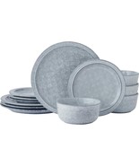 Pfaltzgraff 12pc Blooming Meadow Dinnerware Set, Blue, Plates &amp; Bowls for 4 - $1,017.04 MXN