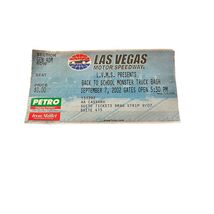 Vintage Las Vegas Motor Speedway Monster Truck Bash 09/07/02 Ticket Stub... - $47.03